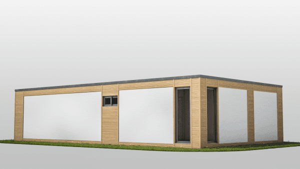 Подвійний модульний будинок – 81,6 м²