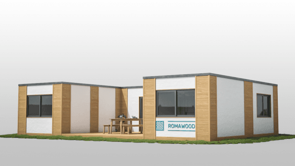 Будинок для бази відпочинку з терасою – 91,2м²