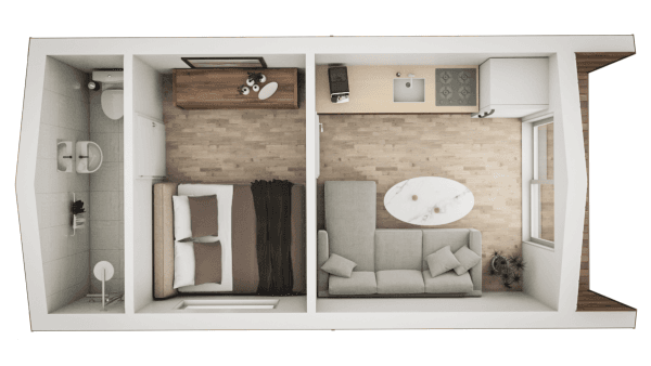 Будиночок для оренди – 23,8м²