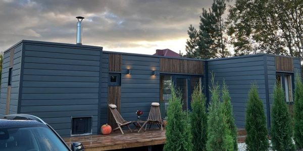 Каркасний будинок “Каскад” 42,5м²