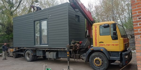 Модульний двокімнатний офіс з санвузлом