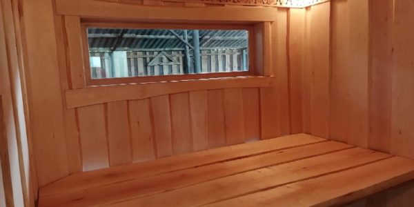 Кутова баня з душовою